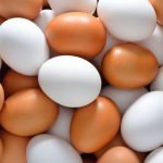 kahverengi ve beyaz yumurta