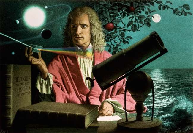Newton ilgilendiği kavramlar.