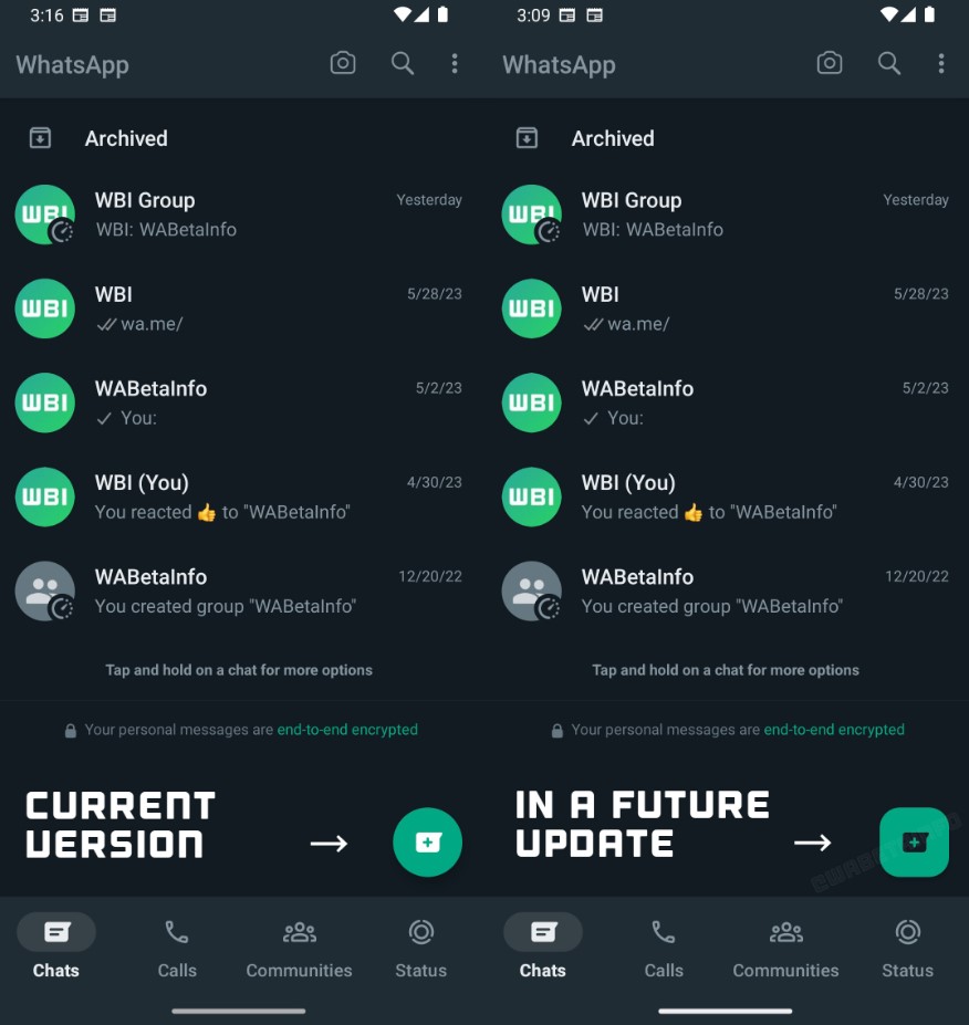 WhatsApp Android Tasarımını Değiştiriyor: İşte Yeni Özellikler