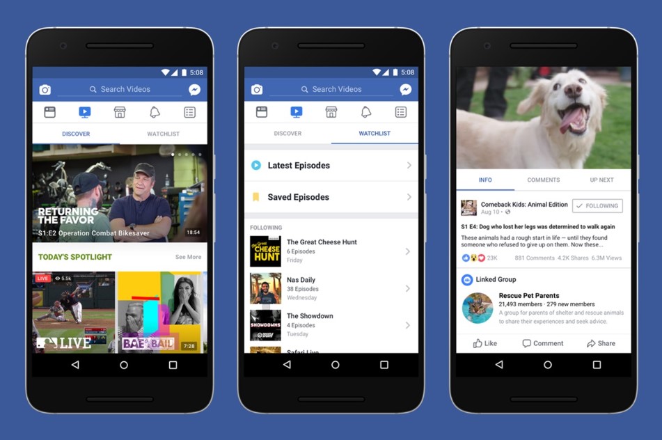 Facebook, Video İçeriklerine Yeni Güncellemeler Getiriyor