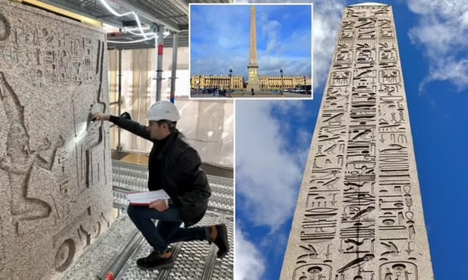 Paris'teki 3.300 Yıllık Mısır Dikilitaşında Gizli Bir Mesaj Keşfedildi